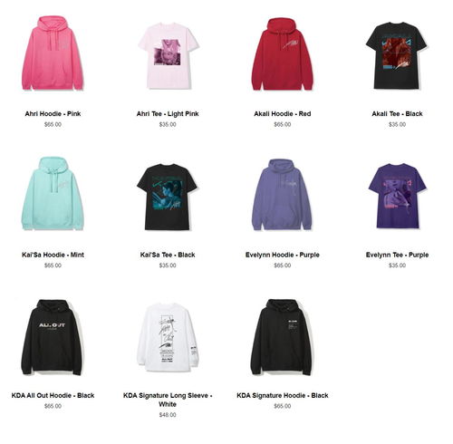 K/DA ALL OUT聯(lián)動產(chǎn)品線 轉(zhuǎn)型服裝廠的創(chuàng)新之路